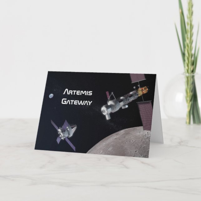 Tarjeta Misión Moon de Artemis Orion SLS (Anverso)