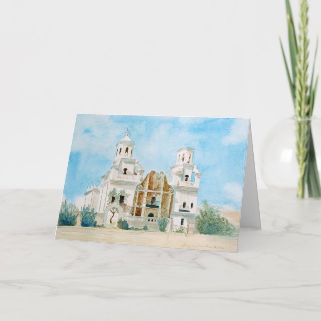 Tarjeta Misión San Xavier del Bac (Anverso)