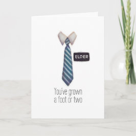 Tarjeta misionera para él