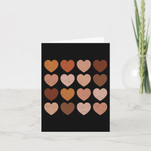 Tarjeta Mismo Corazón Dentro Corazón de Caramelo del Mes d