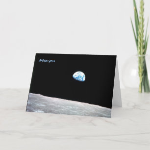 Tarjeta Miss U: Pareces tan lejos-Desearía que estuvieras