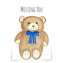 Tarjeta "Missing You" Opa Bear Hug Card
