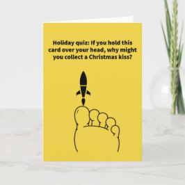 Tarjeta Missle Toe - Navidades