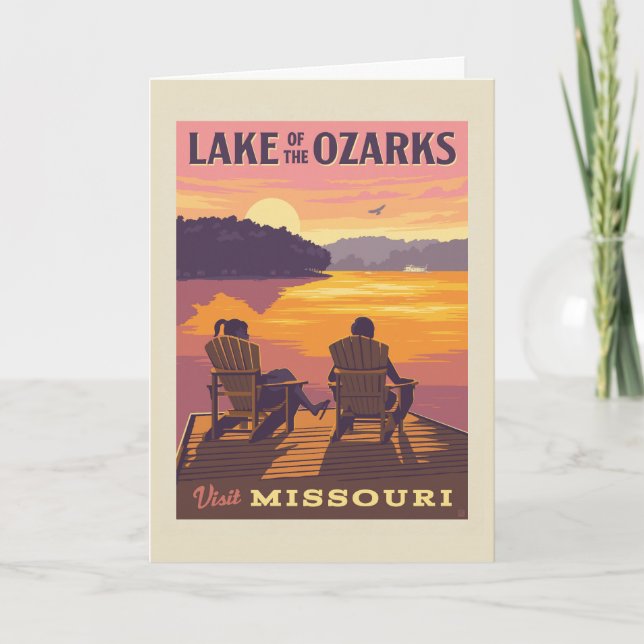 Tarjeta Missouri | Lago de los Ozarks (Anverso)