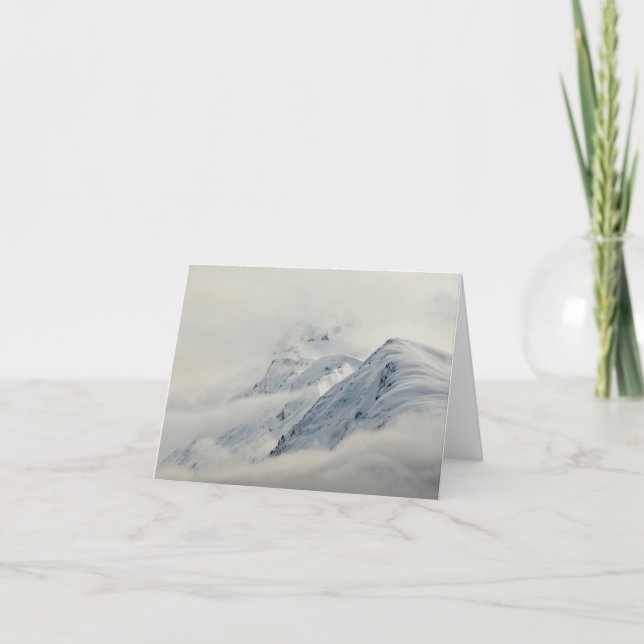 Tarjeta Misteriosos picos de Chugach (Anverso)