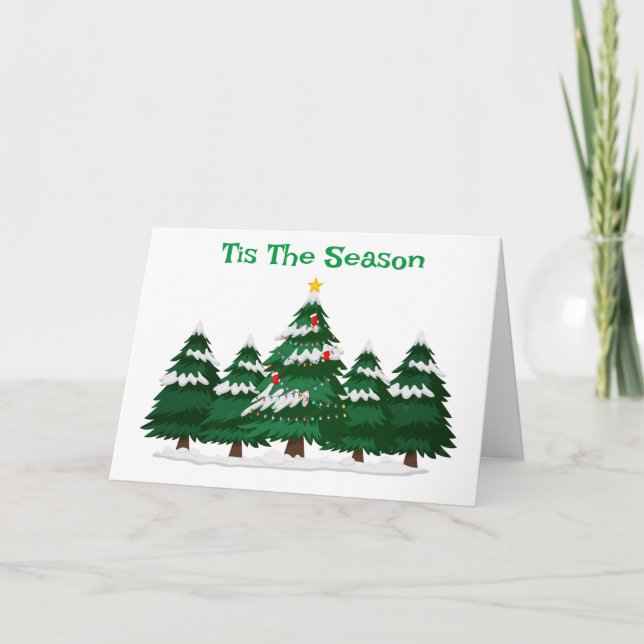 TARJETA **MISTLETOE** HACE QUE EL MUNDO SE REDONDE (Anverso)