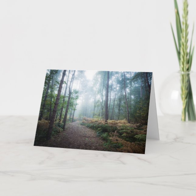 Tarjeta Misty Forest Walk (Anverso)