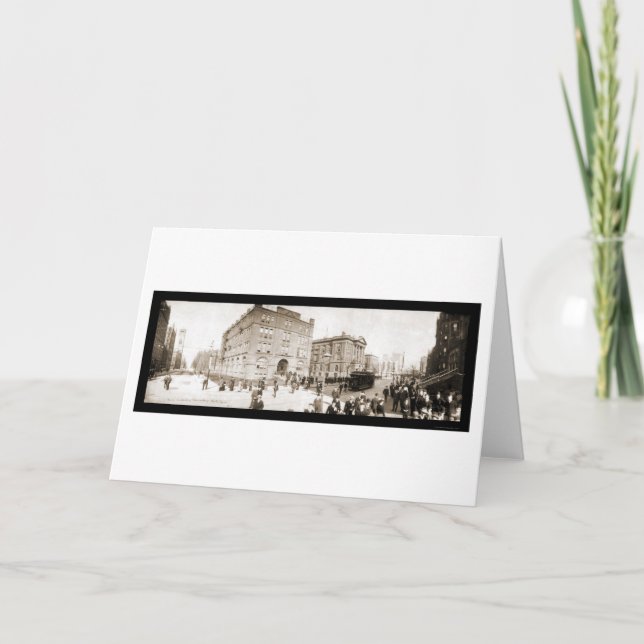 Tarjeta MIT Boston, foto 1903 de las MAMÁES (Anverso)