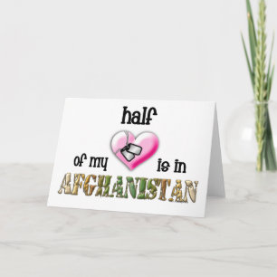 Tarjeta mitad de mi corazón… Afganistán 2