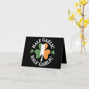 Tarjeta Mitad gaélico Mitad ajo irlandés italiano St. Patr