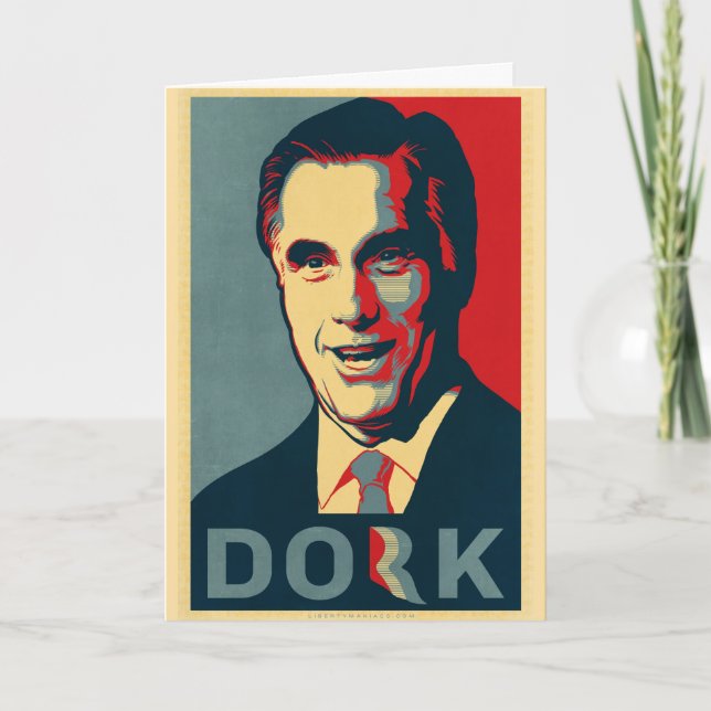 Tarjeta Mitt Romney Dork (Anverso)