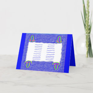 Tarjeta mitzvah bat mitzvah