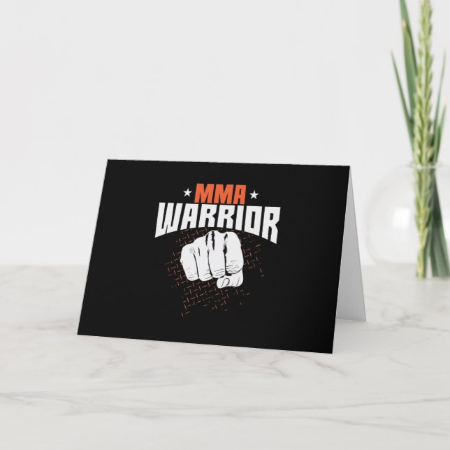 Tarjeta Mixed Martial Arts Warrior (Anverso)