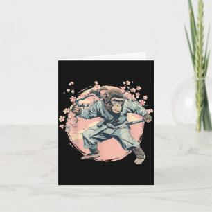 Tarjeta MMA Monkey Taekwondo Sakura Tree Artes Marciales