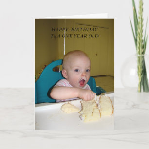 Tarjeta MMMM Pastel de cumpleaños, feliz cumpleaños, un añ