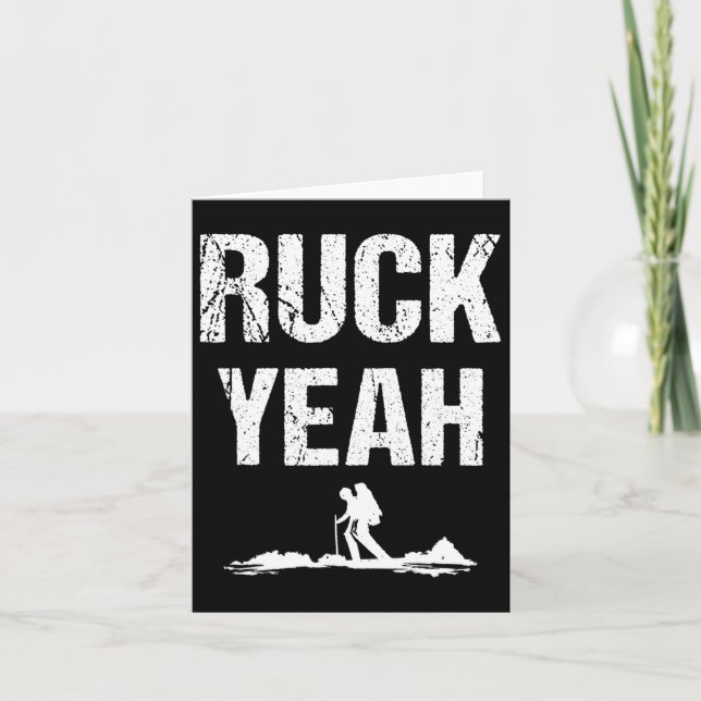 Tarjeta Mochila Ruck Yeah Rucksack (Anverso)