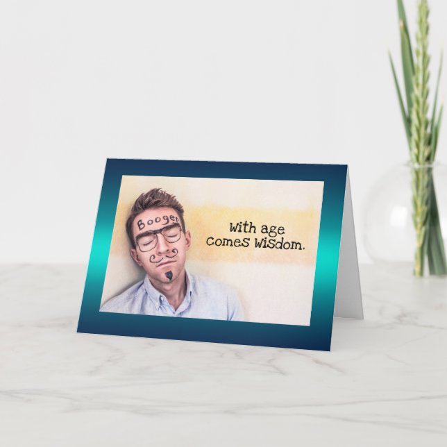 Tarjeta Mocos Divertidos (Anverso)