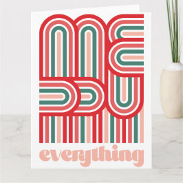 Tarjeta Mod Peppermint Stripe Merry Todo