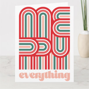 Tarjeta Mod Peppermint Stripe Merry Todo