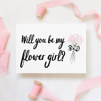 Tarjeta Moda Bouquet Serás Mi Propuesta De Chica Flor