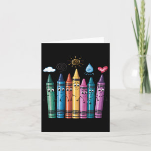 Tarjeta Moda Crayon Mood Color Crayons Friyay Teach
