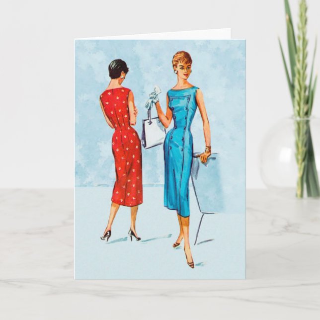 Tarjeta Moda de 1956 (Anverso)