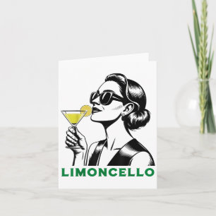 Tarjeta Moda de cola de Limoncello Aperitivo italiana
