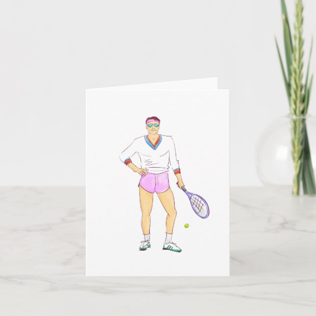 Tarjeta Moda de tenis (Anverso)