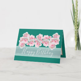 Tarjeta Moda Floral Bouquet Flores rosa rosa bud cumpleaño