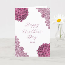 Moda Floral rosa feliz Día de la Madre