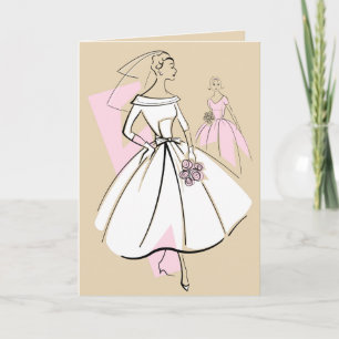 Tarjeta Moda Novia Neutral Group Textos beige