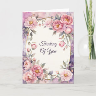 Tarjeta Moda Peony Peony Oval Frame Thing
