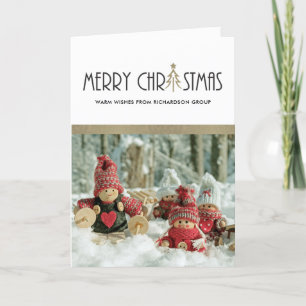 TARJETA MODA SILVER MERRY CHRISTMAS FESTIVAL DE NEGOCIOS F