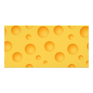 Tarjeta Modelo amarillo del queso