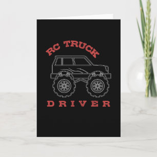 Tarjeta Modelo de coche del conductor del camión RC