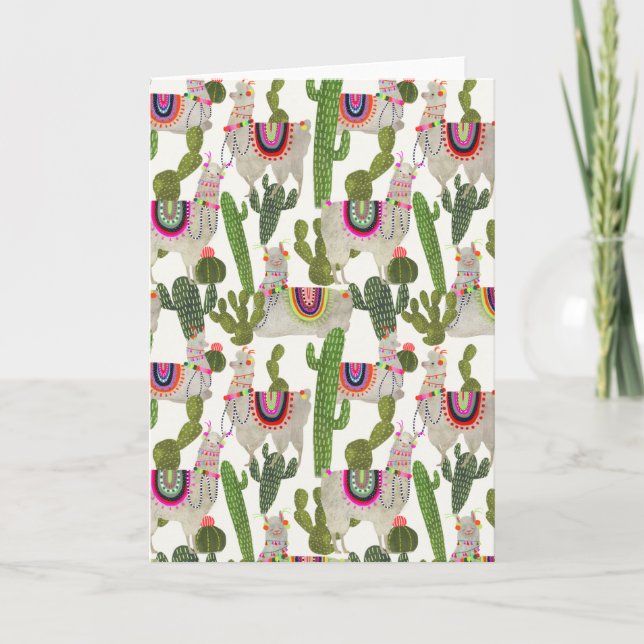 Tarjeta Modelo de la colección de Llamarama (Anverso)