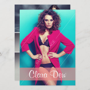 Tarjeta modelo de los comp