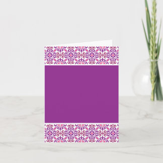 Tarjeta Modelo de mosaico BGF - púrpura
