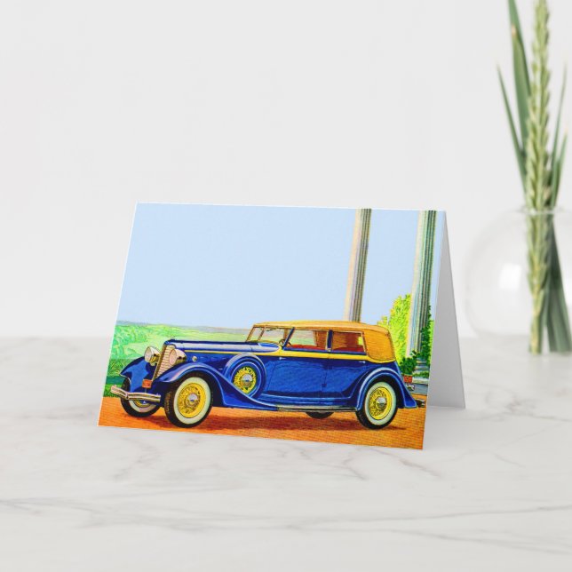 Tarjeta Modelo Lincoln KA 1934 (Anverso)