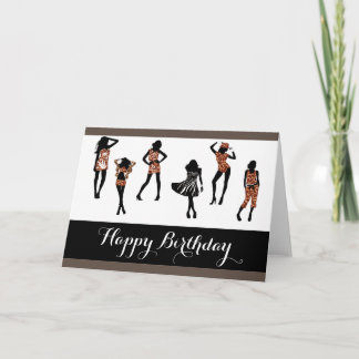 Tarjeta Modelos de moda para niñas