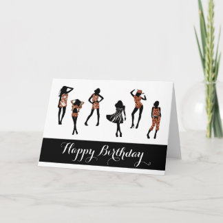 Tarjeta Modelos de moda para niñas