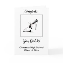 Moden Slipper Black Graduals Congrats Lo Hiciste C