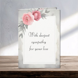 Tarjeta Moder Piink Rosas Minimalista más profunda simpatí