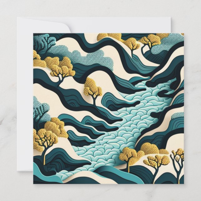 Tarjeta Modern Landscape (Anverso)