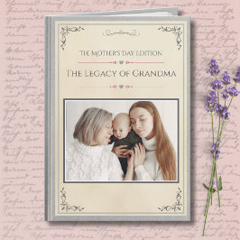 Tarjeta Modern Luxury Grandmother Storybook Mother's Day
