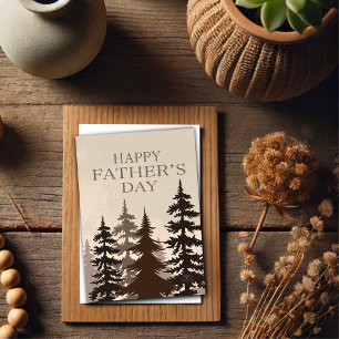 Tarjeta Modern Woods la inespiritualidad del árbol del día