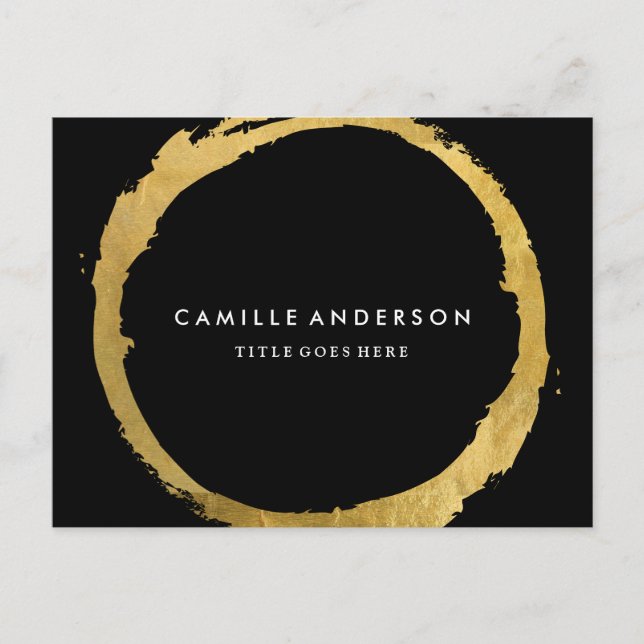 Tarjeta moderna de comp para arte de maquillaje de (Anverso)