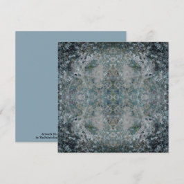 Tarjeta Moderna, De Una Especie De Arte Abstracto En Un Se