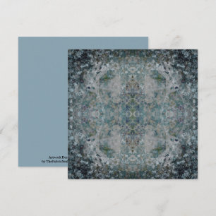 Tarjeta Moderna, De Una Especie De Arte Abstracto En Un Se