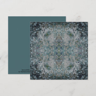 Tarjeta Moderna, De Una Especie De Arte Abstracto En Un Se